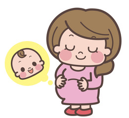 妊婦　女性　赤ちゃん