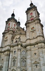 Fototapeta premium Ostfassade, Kathedrale, St. Gallen, Schweiz