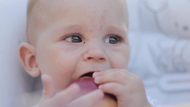 Breast feeding, breastfeeding concept. Young happy Mother feeding her Newborn baby