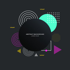 geometric shapes background. vector illustration. shapes design for banner, background.