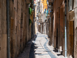 Enge Straße von Tarragona