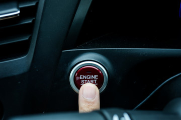 button on a car