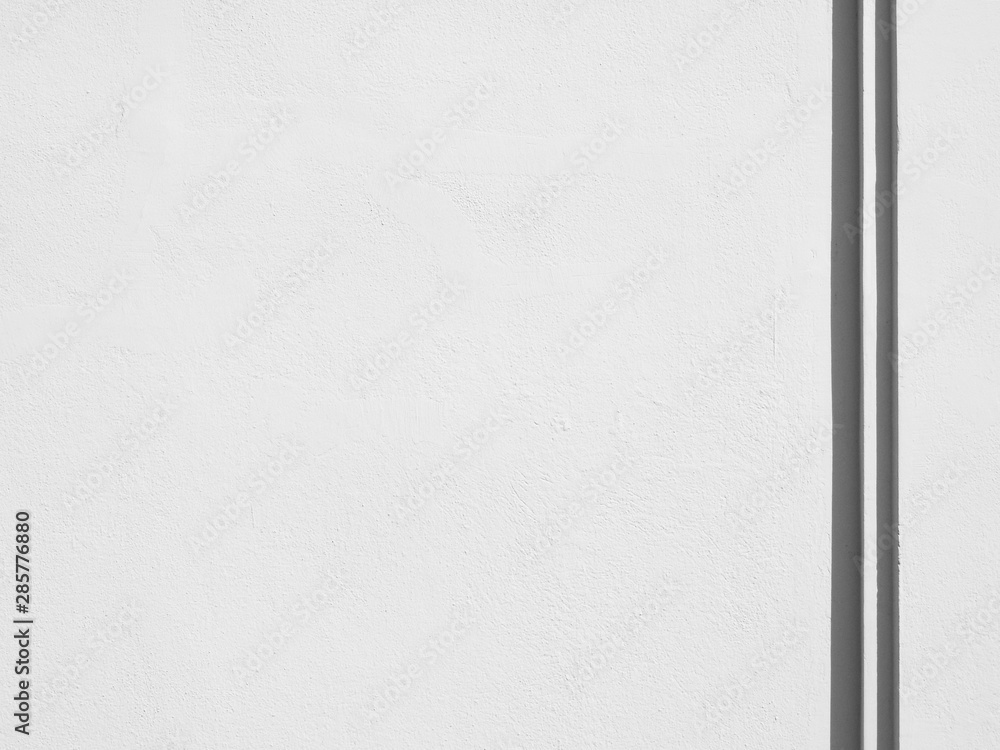 Wall mural white wall with shadow background