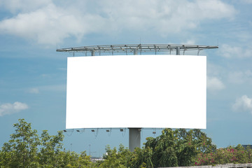 Blank billboard for new advertisement.