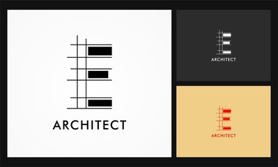 e architect vector logo