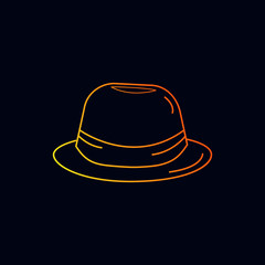 hat icon, vector hat silhouette