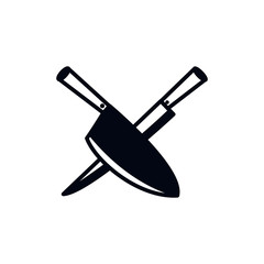 Knife icon vector, web element design