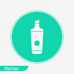 Highlighter vector icon sign symbol