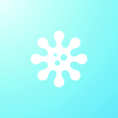 bacteria icon vector, Isolated Background