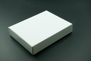 White paper matchbook container box package template