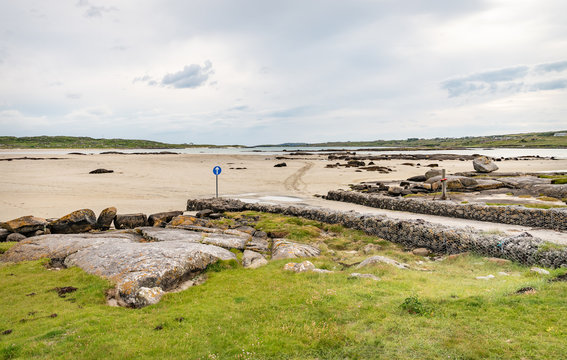 The Beach Road to Omey Island, Co Galway, Ireland
