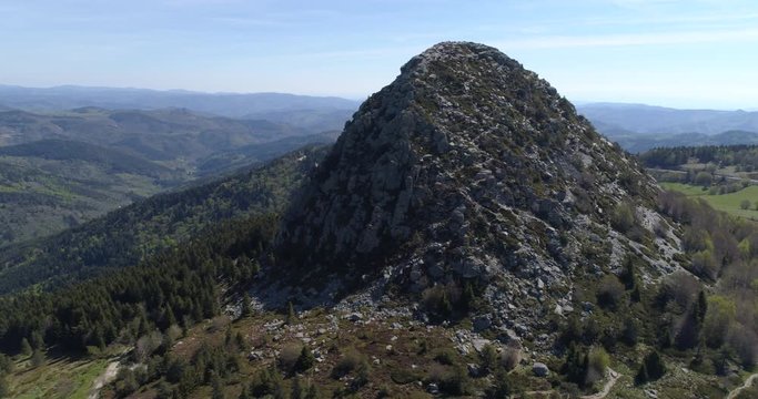 Gerbier-de-Jonc mountain, left rotation, Ard&egrave;che, France