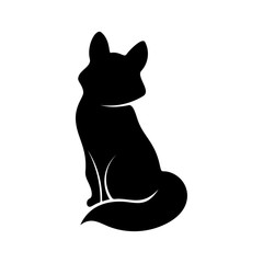 Fox Logo Vector. Animal Coyote Logo Design Template Illustration