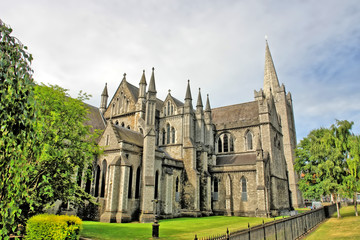 Fototapeta na wymiar Saint Patrick's Cathedral in Dublin, Ireland