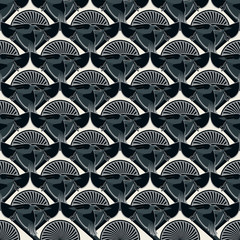 Seamless crow pattern
