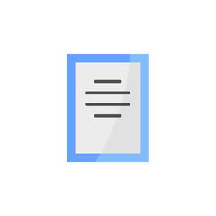 Document Icon Vector Logo Template