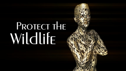 Wildcat, Female Model 3D, Protect the Wildlife