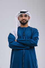 Arabic handsome man studio portraits