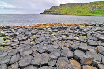 The Giant's Causeway  located in County Antrim, Northern Ireland.