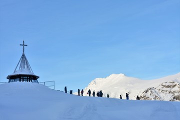 Fagaras mountains in winter