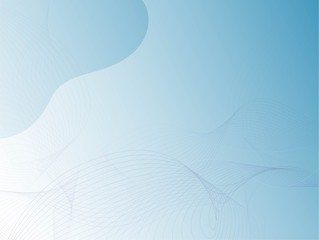 Background with lines. Retro abstract colorful cover design on soft blue backdrop.