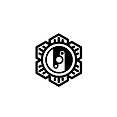 YIN and Yang Logo concept 1