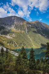 Lake Morskie Oko from above © Владлена Гейфман