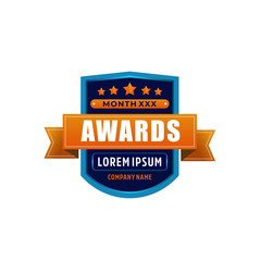 Shield logo concept for awards