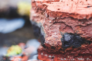 Fototapeta premium stone texture summer heat brick