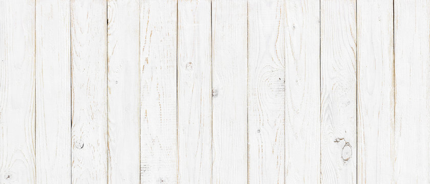 white wood texture background, wide wooden plank panel pattern