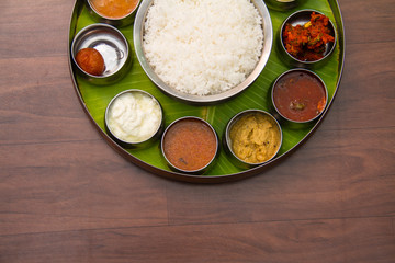 Veg Meals with gravy 