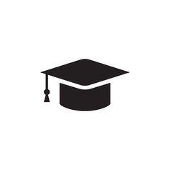 Education icon in flat style