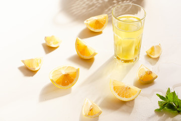 Refreshing summer lemonade.