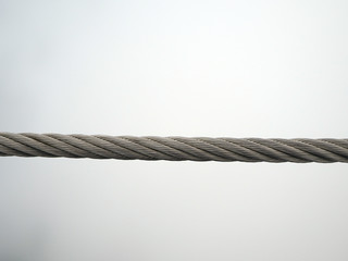 Abstract cable isolated on white background