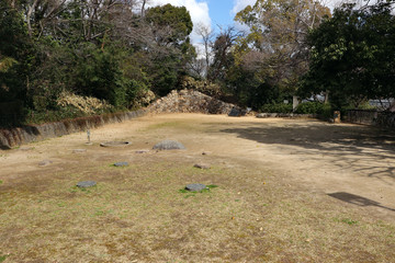 伊丹・有岡城の本丸跡