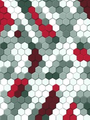 Honeycomb Dark red, grid seamless background or Hexagonal cell