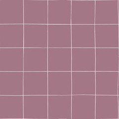 Black and white check, square, plaid vector seamless pattern.   Black bars of different width. Chequered geometric background. Vertical and horizontal brush drawn textured crossing stripes.