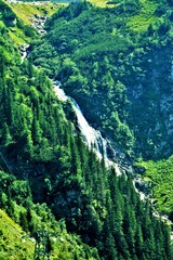 Balea waterfall seen from above