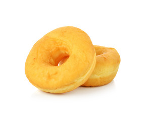 Sugary donut isolated on a white background