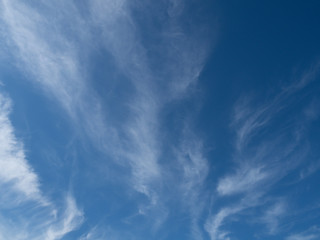 Clear Blue sky and cloud background in sunny day