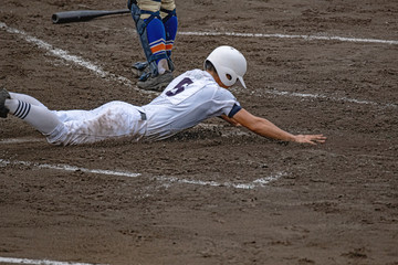 高校野球試合風景