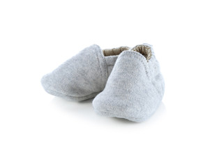 Children's shoes isolated on white background