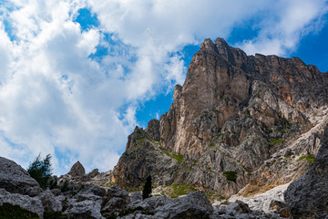clouds on the Dolomites five