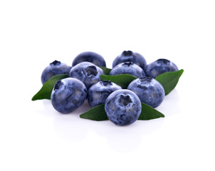 blueberries isolated