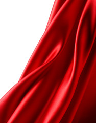 red satin background