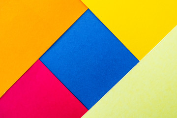plain geometric graphic background frame with colored paper