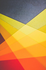 plain geometric graphic background with colored paper
