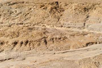 background - dried up river bed