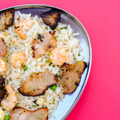 Chinese Style Egg Fried Rice With Pork