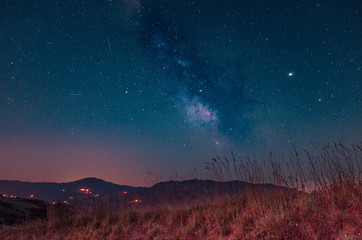 Fototapeta premium Via Lattea con cielo stellato